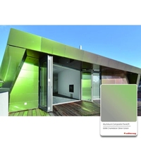 Panneau composite moderne en aluminium ignifugé (ACP) épaisseur 3mm/4mm/5mm revêtement mural extérieur pour usage hôtelier indice de résistance au feu