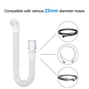 Coude et tube court de remplacement pour Resmed AirFit N20 et <span class=keywords><strong>Airtouch</strong></span> N20 - Réduit le bruit - Sans fuite - Product Image 4