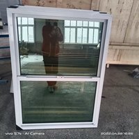 Fenêtre coulissante moderne en aluminium, anti-bruit, étanche, à levage vertical, avec moustiquaire extérieure en acier inoxydable pour cuisine, garantie 5 ans