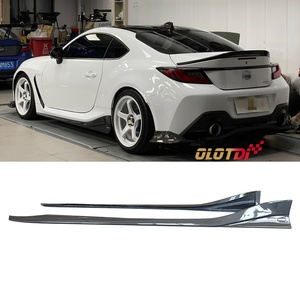 Extensiones de faldones laterales de fibra de carbono VRS para BRZ ZD8 GR86 ZN8, estilo automotriz, color negro, 2022-, derecha, 3m - Product Image 2