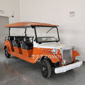 Large Capacity Battery Smooth <b>Running</b> Guest Shuttle For Leisure Park Electric Vintage Classic Car - Product Image 6