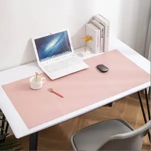 70*35cm özel çift taraflı Minimalist tarzı deri masa üstü düzenleyici Pad su geçirmez masa kurutma kağıdı koruyucu deri büyük masa yazma mat