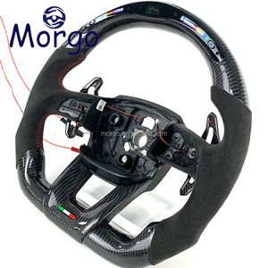 Accessoires de voiture Volant de voiture en fibre de carbone Led personnalisé pour Lamborghini Gallrado URUS <span class=keywords><strong>Aventador</strong></span> Hurcan LP550 LP560 LP570 - Product Image 3