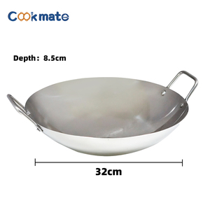 Không dính Trung Quốc Chảo Pan trên bán thép carbon woks & xào chảo với kim loại hoặc gỗ xử lý đồ nấu nướng - Product Image 6
