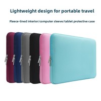 Sac pour ordinateur portable de 14 pouces, pochette rembourrée de 156 pouces, résistant aux chutes et aux chocs, étanche, ultra-léger, doublure en polaire, étui pour tablette épaissi