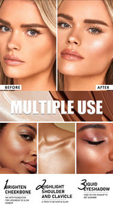 Stick de mise en valeur et de contouring 8 couleurs Naturel 3D Perle Paillettes fines Facile à <span class=keywords><strong>appliquer</strong></span> Stick de mise en valeur et de contouring - Product Image 5