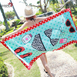 Asciugamano da nuoto sportivo in microfibra 150x70cm ad asciugatura rapida assorbente personalizzato stampato 100 banconote da un dollaro telo mare - Product Image 6