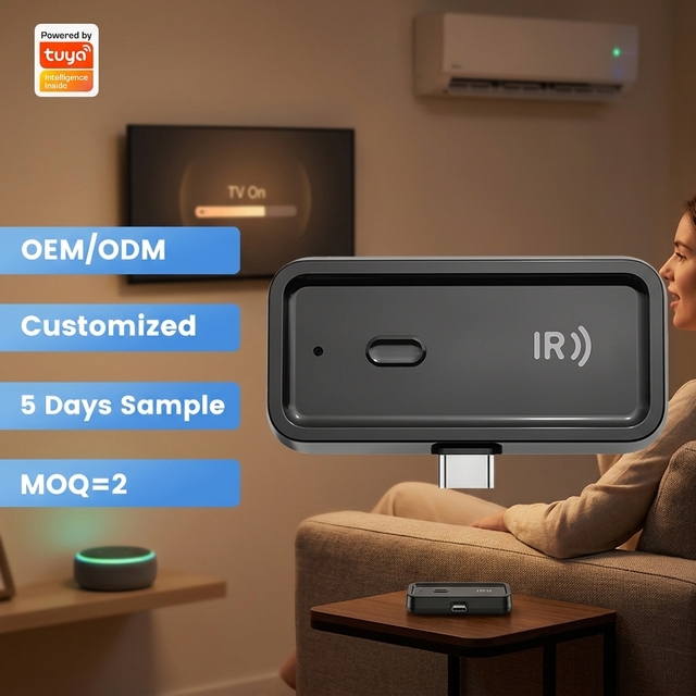 WiFi Smart IR Universal Remote Controller Tuya 15M Range Works With Alexa Google Home Voice Control TV AC Fan DIY Learning