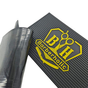 Custom Eco Friendly <b>Silicone</b> Barber Mat Non Slip Heat Resistant Food Grade Waterproof Reusable Hairdressing <b>Tool</b> Storage Mat - Product Image 5