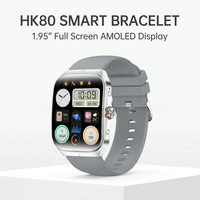 Reloj Inteligente HK80 con Llamadas Bluetooth, Pantalla AMOLED HD, Monitor de Actividad Física, Oxígeno en Sangre, Frecuencia Cardíaca, NFC, Control por Voz, Resistente al Agua IP67