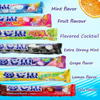 Groothandel 37G Mint Taai Snoep Fruit Soda Knapperige Fudge Taai Luchtig Snoep