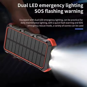 Batterie <span class=keywords><strong>solaire</strong></span> multifonction grande capacité Li-Polymère 22,5W avec charge rapide sans fil et lampe de camping pour l'extérieur - Product Image 2