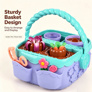 49Pcs Garden Flower Basket Clay Play Set DIY Creative Handmade Craft <b>Toy</b> for <b>Kids</b> Early <b>Educational</b> Pretend Play - Product Image 4