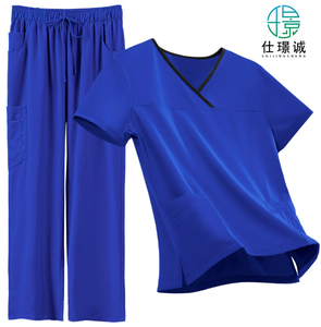 Uniforme médico <span class=keywords><strong>de</strong></span> hospital Ropa <span class=keywords><strong>DE</strong></span> TRABAJO lavable antiarrugas unisex para salón <span class=keywords><strong>de</strong></span> belleza y <span class=keywords><strong>spa</strong></span> - Product Image 1