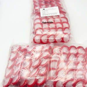 Filtro de Jeringa XZ Lab Supplies de 25 mm y 0.22 um, PTFE Hidrófilo para Uso en Laboratorio, Rojo - Product Image 2