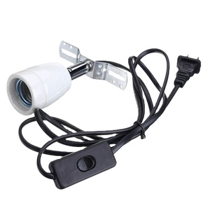 Douille de lampe chauffante en céramique réglable pour reptiles avec interrupteur marche/arrêt, support de lampe E27 pour tortue, lézard, terrarium - Product Image 4