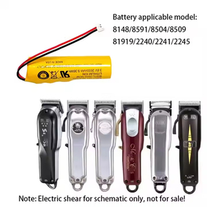 Piezas de repuesto DIY accesorios batería de aluminio adecuada para <span class=keywords><strong>Wahl</strong></span> All Hair Clipper 2600 Mah 3,6 V - Product Image 2