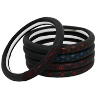 Volant de direction en fibre de carbone de luxe, design squeletté, taille M