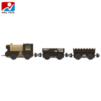 35 pièces de train électrique miniature avec rails circulaires, jouets de train avec lumières, rails de train pour enfants