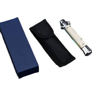 Mini Navaja Italiana con Clip Cuchillo de Supervivencia al Aire Libre Portátil de Bolsillo Plegable Táctico Afilado para Acampar y Defensa Personal - Product Image 5