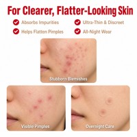 Patchs hydrocolloïdes anti-acné pour le visage avec pince à épiler, marque privée