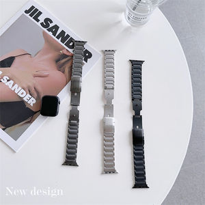 Bracelet de montre de luxe en titane ultra adapté aux modèles <span class=keywords><strong>Apple</strong></span> <span class=keywords><strong>Watch</strong></span> <span class=keywords><strong>8</strong></span> 7 6 5 4 3 38/40/<span class=keywords><strong>41</strong></span>/42/44/45 tailles 49mm et <span class=keywords><strong>Mm</strong></span> - Product Image 2