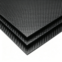 Láminas de Fibra de Carbono DUSHI Factory 500X500X1.5MM 2.0MM 2.5MM 3.0MM 3.5MM 4.0MM 5.0MM 6.0MM, Placa Laminada de Fibra de Carbono 100% 3K