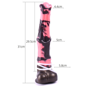 <span class=keywords><strong>Dildo</strong></span> Realista de Silicona Colorido e Impermeable con Rociador de Agua y Tapón para Enema, para Uso Masculino y Femenino, Limpieza <span class=keywords><strong>Anal</strong></span>/Vaginal - Product Image 5