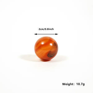 Perle Sferiche da 20mm All'ingrosso in <span class=keywords><strong>Agata</strong></span> Naturale Lucidata, Quarzo Rosa, Occhio di Tigre e Ametista, Mini Sfere di Cristallo Curative per Amore Fai-da-Te - Product Image 4