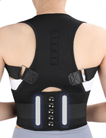 Correcteur de posture multifonctionnel à 6 aimants pour le soutien lombaire de l'alignement de la colonne vertébrale et le redressement du haut du dos