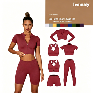 Top Deportivo de Yoga de Alta Intensidad sin Costuras de Spandex/Nylon para Mujer, Top Deportivo con Push-Up y Absorción de Impactos, Tirantes Cruzados, Talla <span class=keywords><strong>XS</strong></span> - Product Image 6