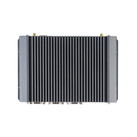 Mini PC industriel 6 ports COM, I7-8650U, aluminium, ordinateur embarqué industriel, Intel UHD Graphics, affichage VGA, boîtier sans ventilateur