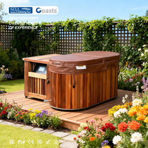 อ่างแช่น้ำเย็นกลางแจ้งสุดหรู พร้อมเครื่องทำความเย็น สำหรับแช่น้ำแข็ง ใช้ในบ้าน ยิม สปา - Product Image 1