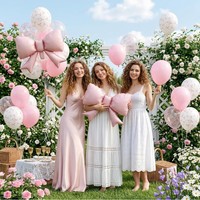 Grensoverschrijdende roze witte vlinder bruiloft ballonset aluminiumfolie verjaardag aanzoek Valentijnsdag Moederdag feest gemaakt