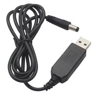 Câble d'alimentation USB 12V 5V 12V 1.5A 2A Convertisseur DC-DC Chargeur PVC Câble USB 5V 12V pour utilisation industrielle (ordinateur, ventilateur, routeur Wifi)