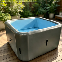 Piscine gonflable ronde de 2m à 10m, matériau Dropstitch de 15 cm, piscine gonflable avec filtre interne en maille