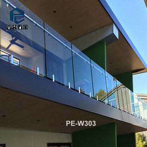 Piscina senza cornice recinzione design terrazza in acciaio inox rubinetto porta <span class=keywords><strong>vetro</strong></span> <span class=keywords><strong>esterno</strong></span> ringhiere <span class=keywords><strong>con</strong></span> <span class=keywords><strong>vetro</strong></span> temperato - Product Image 4