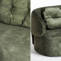 Fabrication de tissus de meubles de nouveau Style 360 GSM tissu Polyester imprimé velours pour canapé matériel de rembourrage tissé personnalisé