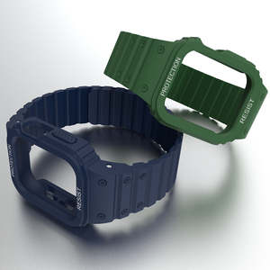 Funda de TPU <span class=keywords><strong>CM</strong></span> Ultra de 49mm, muñequera magnética de silicona para <span class=keywords><strong>Apple</strong></span> <span class=keywords><strong>Watch</strong></span>, brazalete magnético de 45mm, 44mm, 41mm para IWatch 8 7 6 SE - Product Image 5