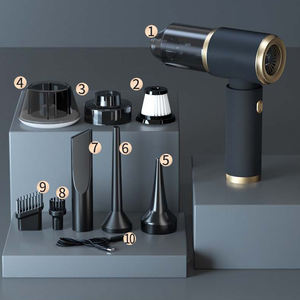 <span class=keywords><strong>Aspirateur</strong></span> de voiture portable avec grande aspiration, charge domestique, puissant souffleur de poussière portable sans brosse, <span class=keywords><strong>petit</strong></span> et pratique - Product Image 5