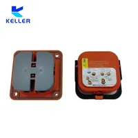 Connecteur à fiche orange KELLER 690VDC à courant élevé 630A, populaire, avec fusible MSD Msdm6302/Msdf00f, pour service de réparation manuel et déconnexion, nouveau