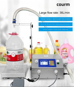 Tự động bán tự động có ga làm đầy chất lỏng Máy Bơm kiểm soát kỹ thuật số trọng lượng 1 năm bảo hành chai Nước Kem - Product Image 4