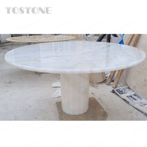 <span class=keywords><strong>Mesa</strong></span> Redonda de Mármol Natural Directo de Fábrica Tostone con Base Resistente para Espacios de <span class=keywords><strong>Comedor</strong></span> Modernos y Elegantes, Diseño de Interiores - Product Image 1