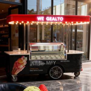 Carrito de Helados y Bebidas Eléctrico Hecho a Mano Green Go, con Congelador de Fibra de Vidrio, Motor sin Escobillas y Batería de Litio para Alimentos - Product Image 3