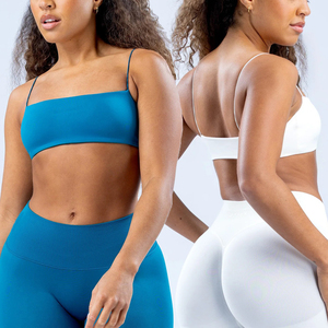 Nuovi Set eleganti da palestra traspiranti <span class=keywords><strong>Sexy</strong></span> da allenamento per il Fitness da donna 3 pezzi Set da Yoga tute sportive senza soluzione di continuità - Product Image 1