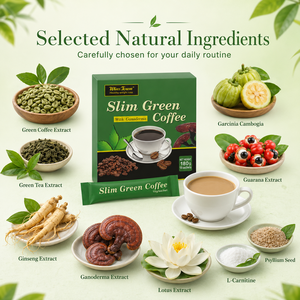 Caffè <span class=keywords><strong>Verde</strong></span> Snellente alle Erbe Naturali per Dieta Sana e Controllo del Peso in Polvere Istantanea al Ganoderma per Perdita di Peso - Product Image 5