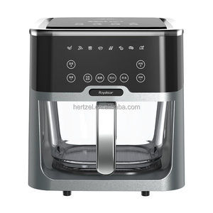 Nuovi arrivi <span class=keywords><strong>5</strong></span> <span class=keywords><strong>litri</strong></span> 1500W Smart Touch Screen Custom Oil Free <span class=keywords><strong>friggitrice</strong></span> elettrica profonda ciotola di vetro caldo <span class=keywords><strong>friggitrice</strong></span> <span class=keywords><strong>ad</strong></span> <span class=keywords><strong>aria</strong></span> per uso domestico - Product Image 4