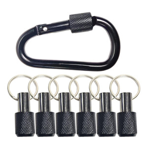 Carabiner Knurled Sleeve <b>Extension</b> <b>Rod</b> 1/4 In Hex Shank Quick Change Key Automotive Repair Stainless Steel Black Oxide - Product Image 5
