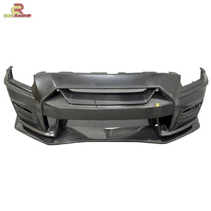 ชุดแต่งสไตล์ Nismo ใหม่สำหรับ GT-R R35 ปี 2008-2016 กันชนคาร์บอนไฟเบอร์บางส่วน สปอยเลอร์ สเกิร์ตข้าง ลายทวิลวีฟเงา - Product Image 5