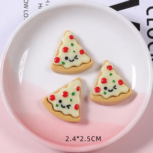 Offre Spéciale Pizza à dos plat Hot Dog Sushi gâteau nourriture artificielle résine Cabochons maison de poupée accessoires - Product Image 3